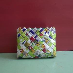 Plastic gum wrapper change purse